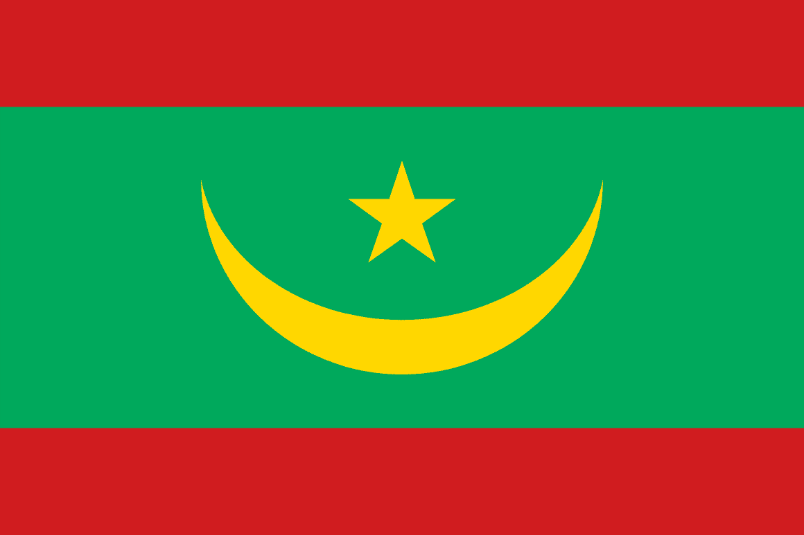 Drapeau Mauritanie